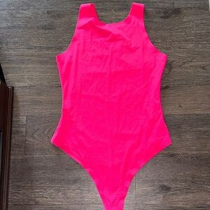 Vibrant Pink Women's Bodysuit